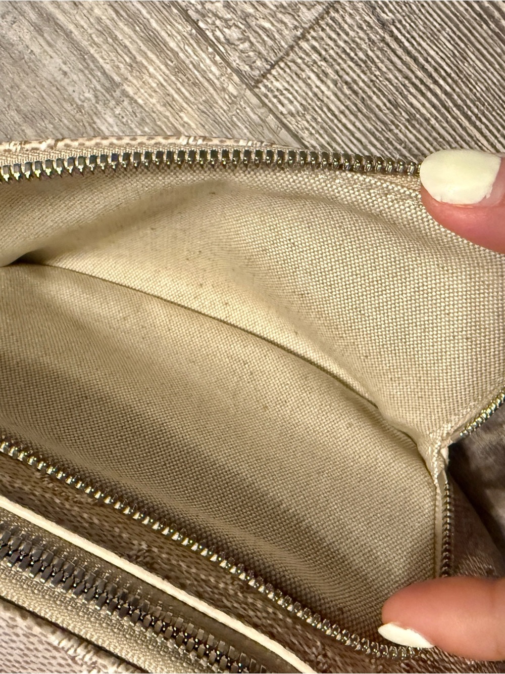 Louis Vuitton Taupe Monogram Rush Bumbag/Belt Bag with Vachetta Strap - Picture 4 of 6